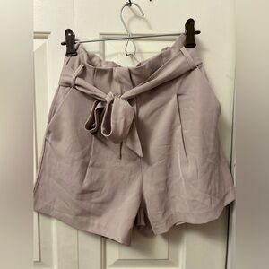 DYNAMITE Beige Paper-bag Shorts, size S